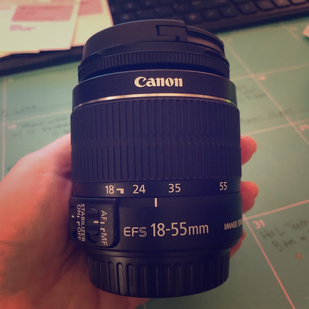 Brand new Cannon EF-S 18-55mm lens